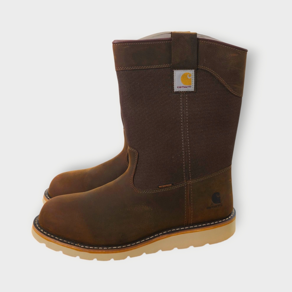 Carhartt Square Soft Toe 11” Wellington Boot FW1032-M Mens Sz 14 New In Box - Picture 7 of 11